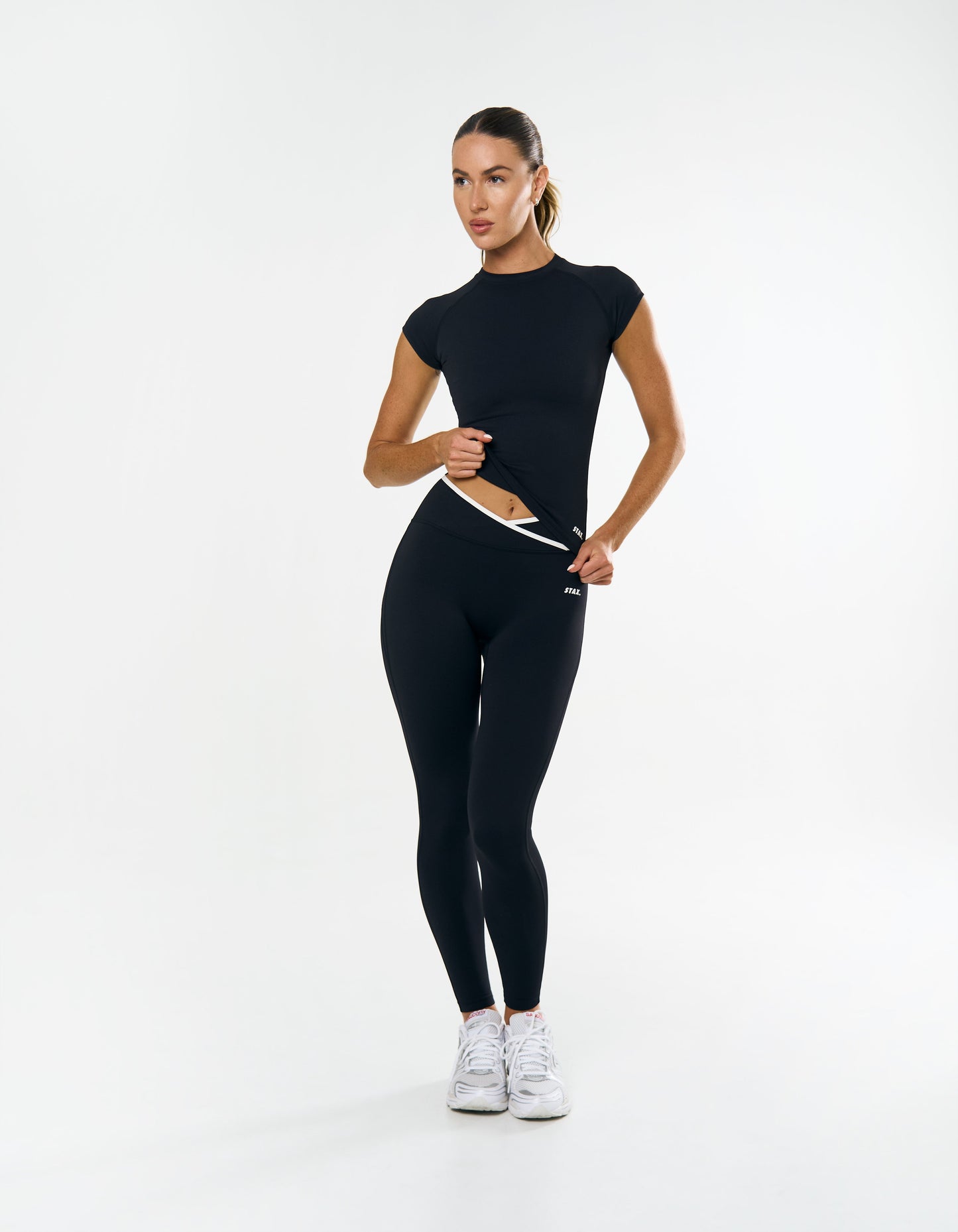 Cap Sleeve Tee Airlyte - Liquorice