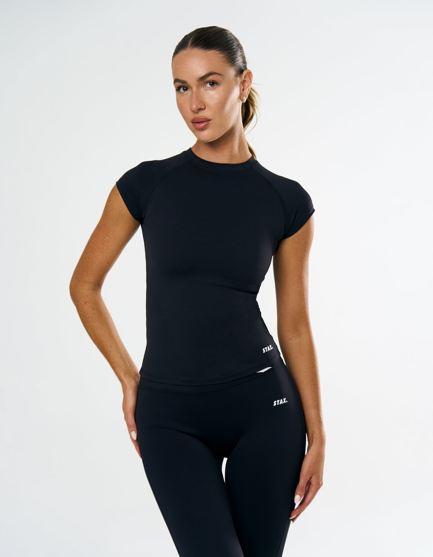 Cap Sleeve Tee Airlyte - Liquorice