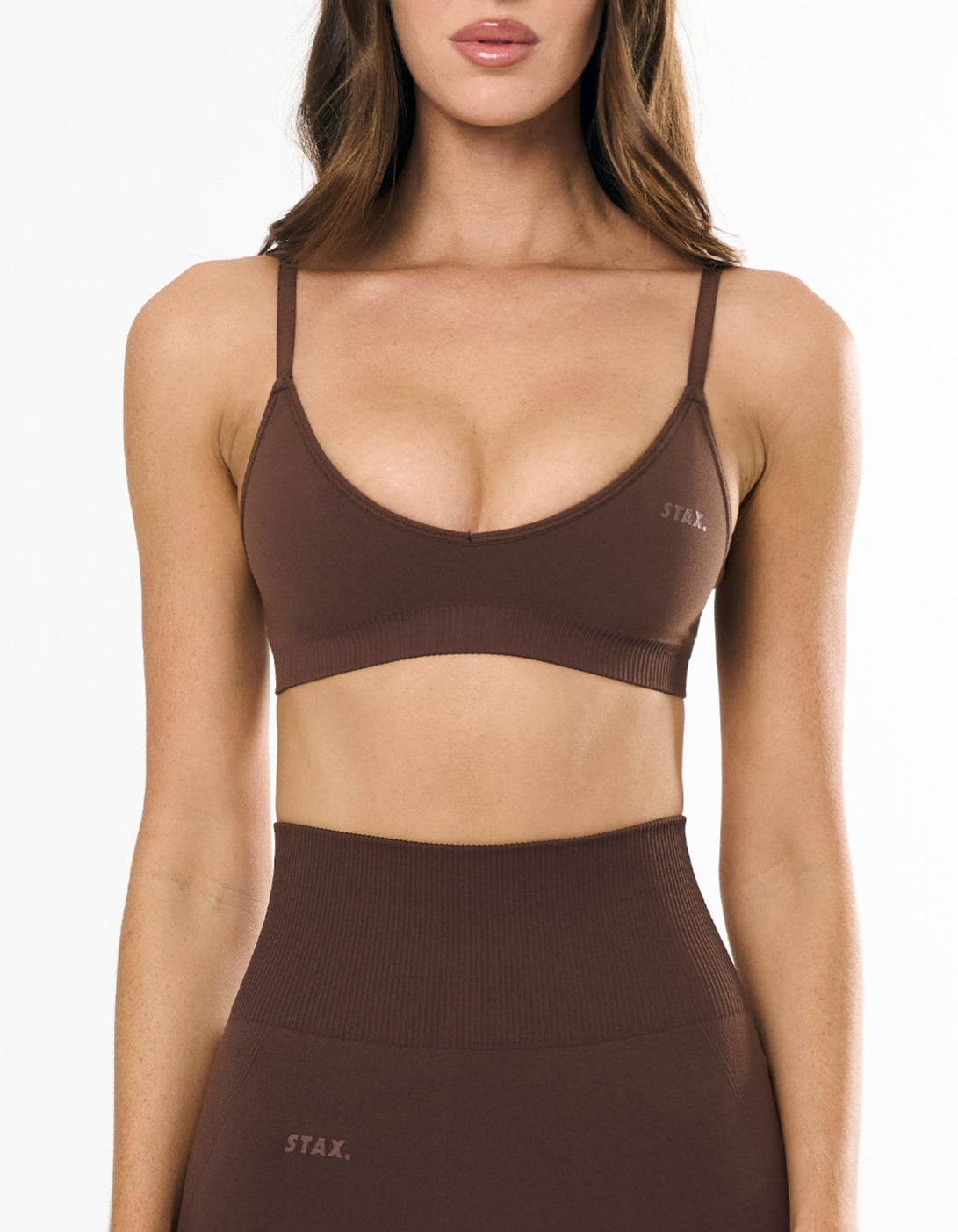 Premium Seamless Bralette - Cocoa
