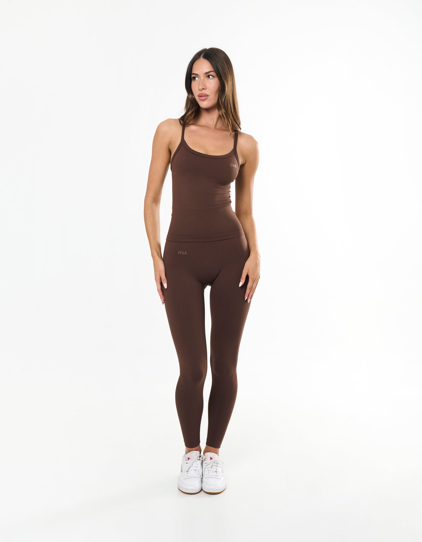 Premium Seamless Tank - Cocoa