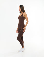 Premium Seamless Tank - Cocoa
