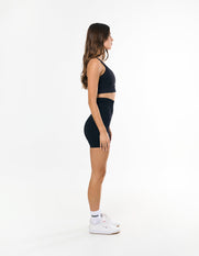 Premium Seamless Midi Bike Shorts - Shadow