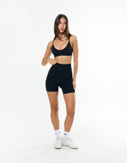 Premium Seamless Midi Bike Shorts - Shadow