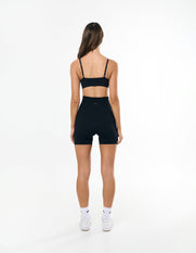 Premium Seamless Midi Bike Shorts - Shadow