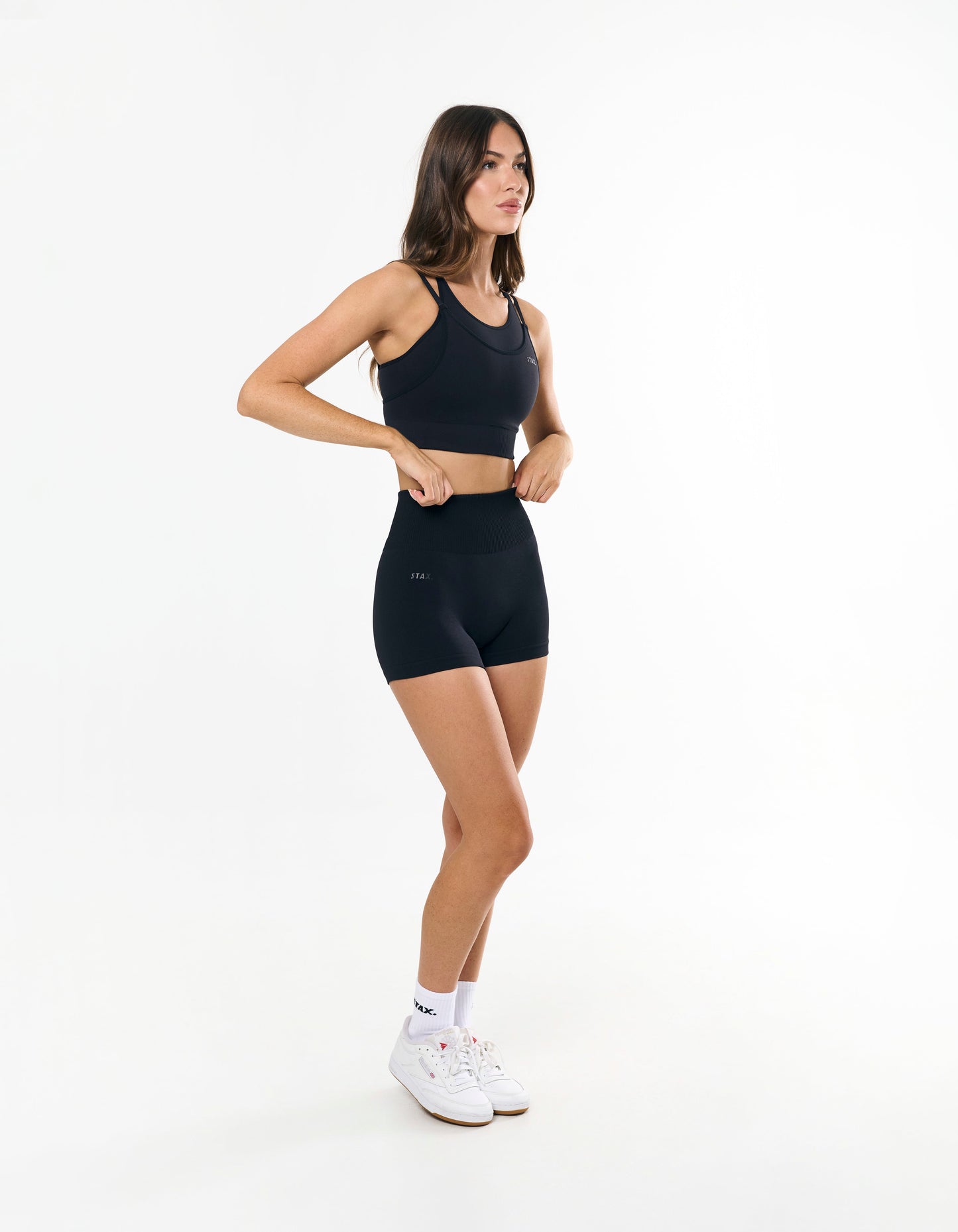Premium Seamless Mini Bike Shorts - Shadow