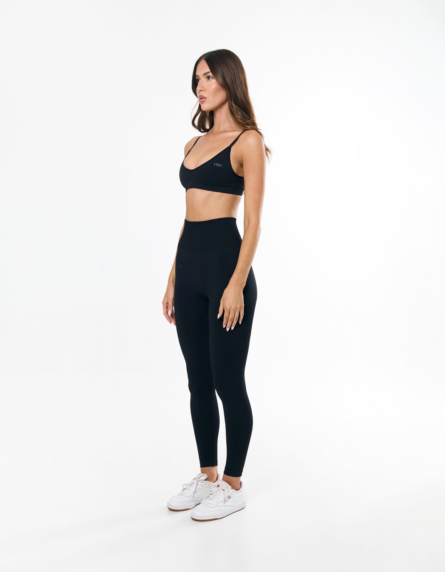 Premium Seamless Full Length Tights - Shadow