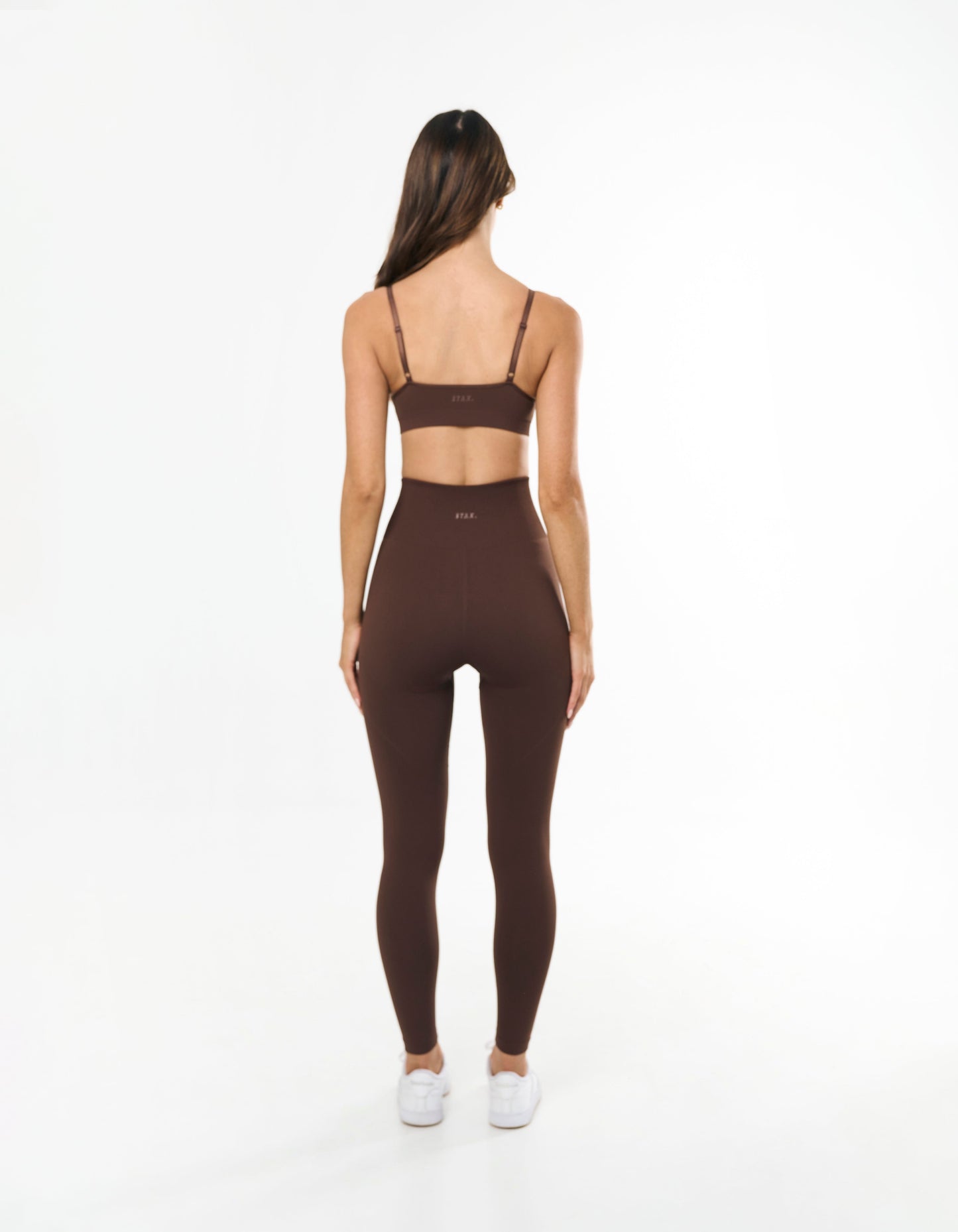 Premium Seamless Full Length Tights - Cocoa