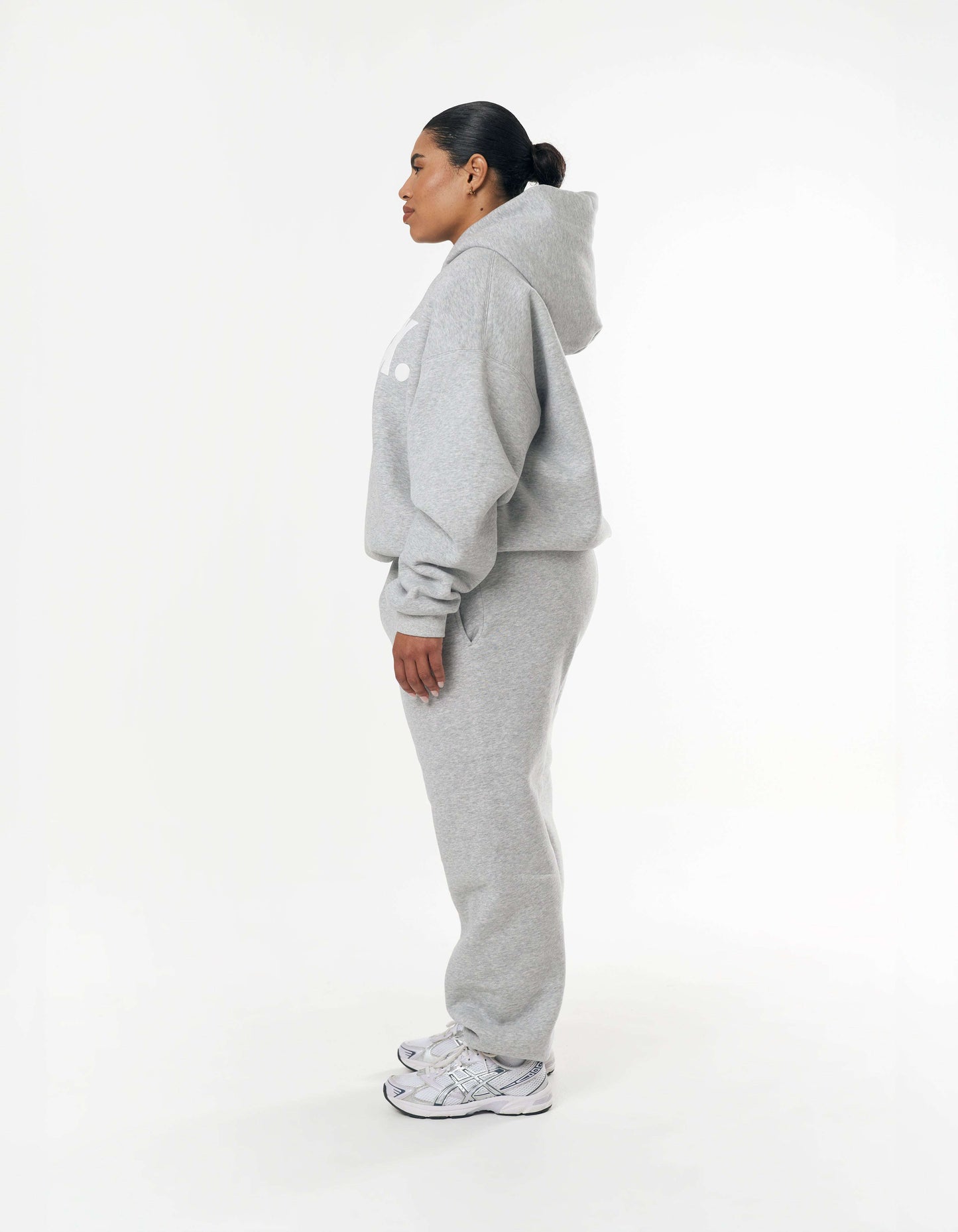 Classic Cuffed Jogger - Dark Grey Marle