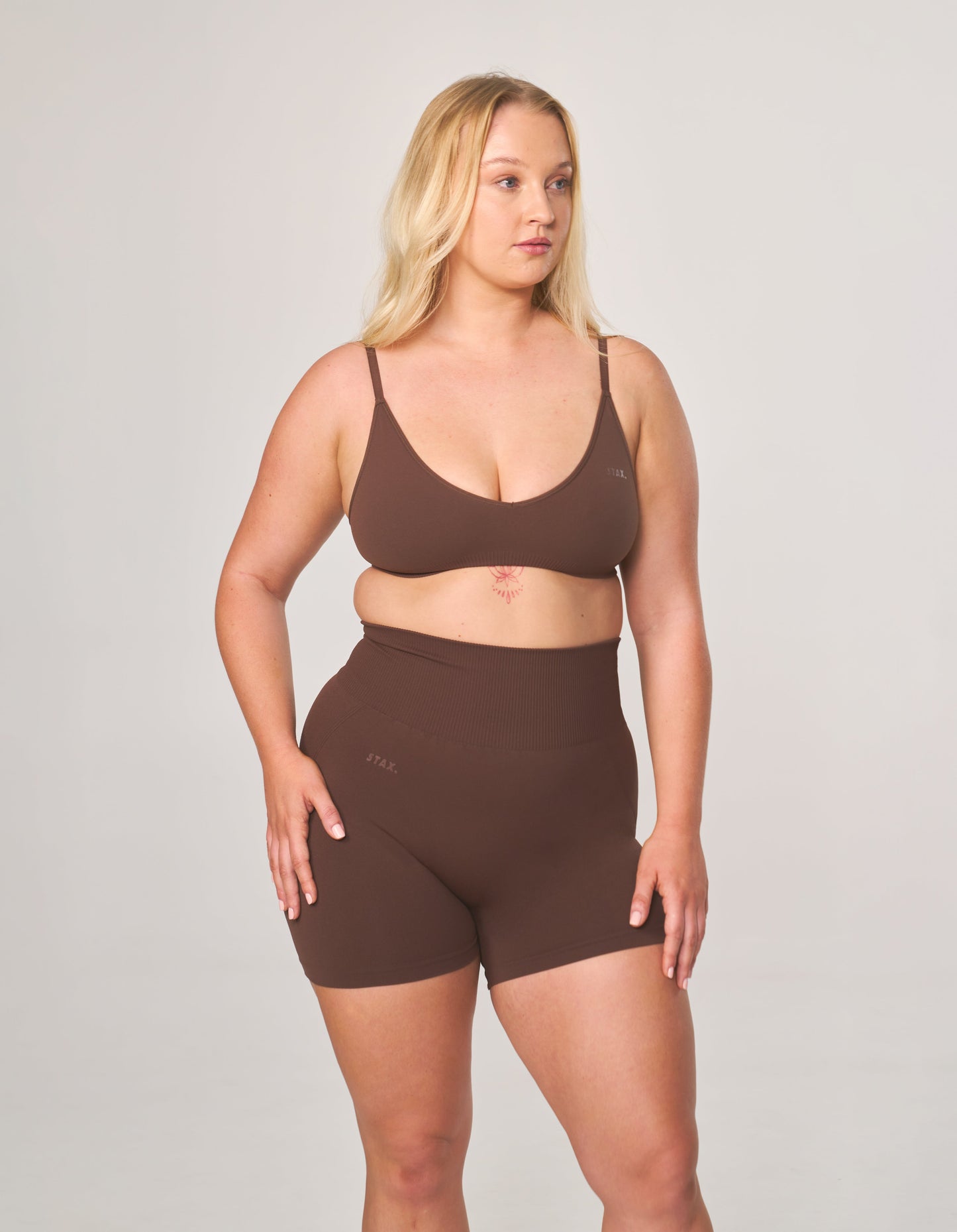 Premium Seamless Bralette - Cocoa
