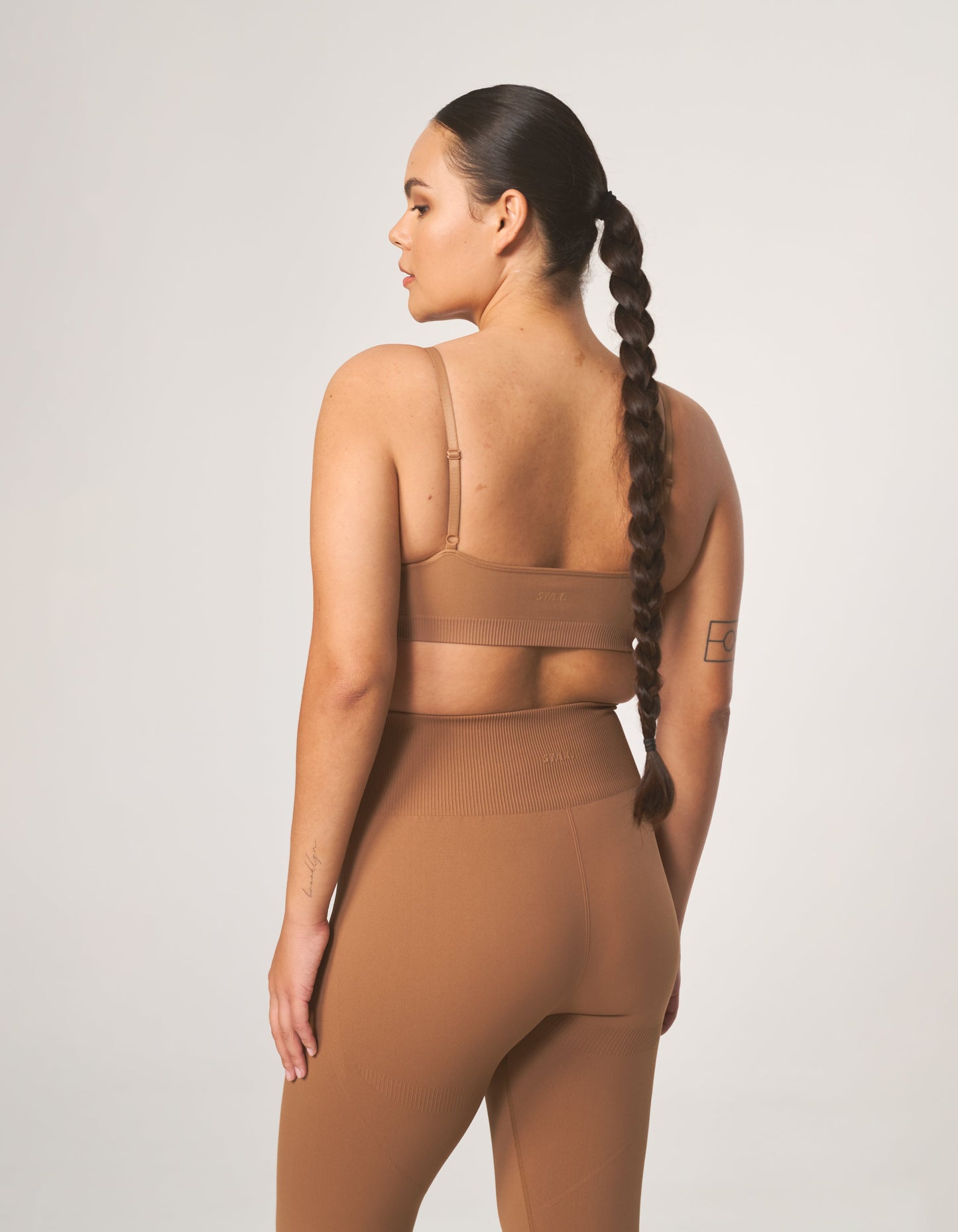 Premium Seamless Bralette - Toffee