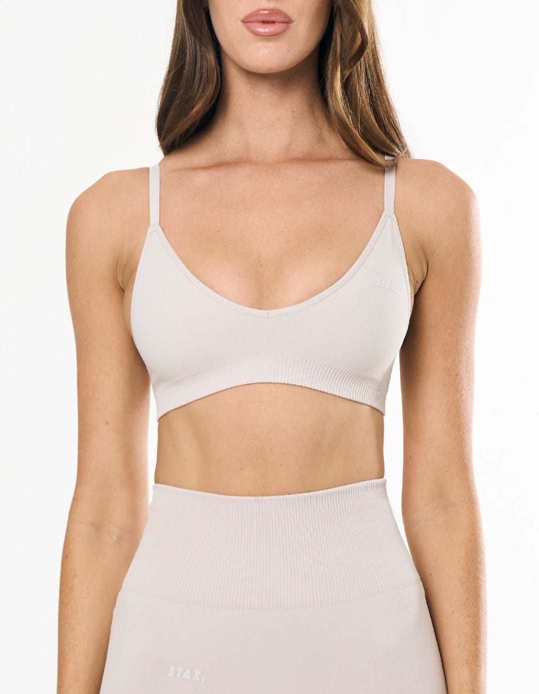 Premium Seamless Bralette - Bone