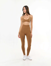 Premium Seamless Bralette - Toffee