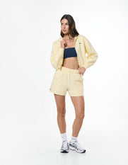 Cropped Zip Hoodie Solfleece® - Butter
