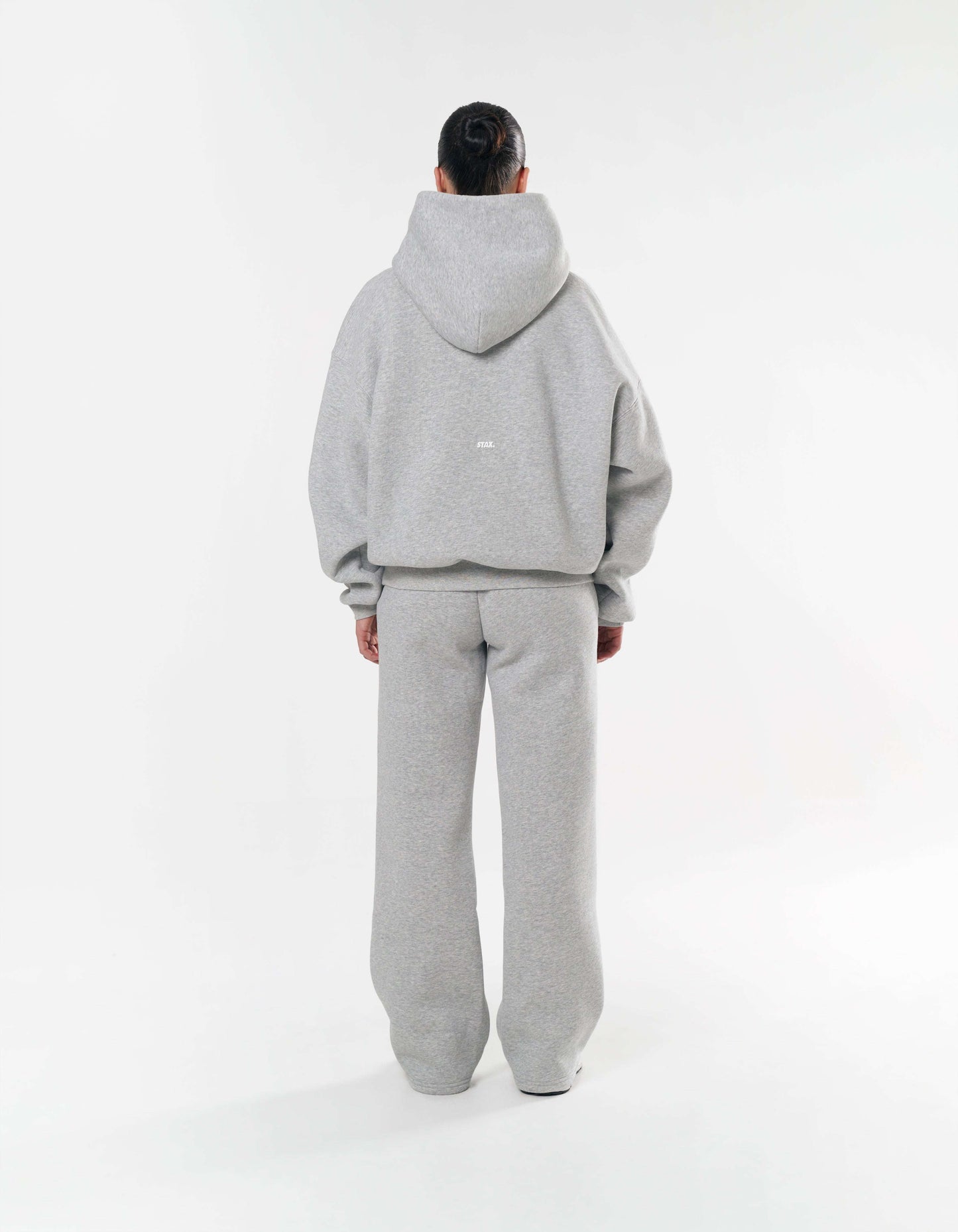 Classic Straight Leg Jogger - Dark Grey Marle