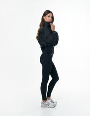 Cropped Puffer - Black