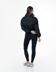 Cropped Puffer - Black