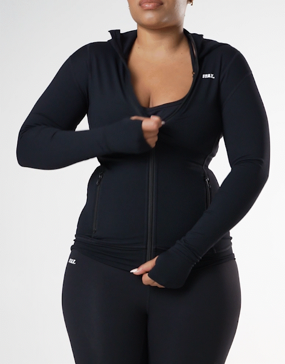 Zip Jacket Hoodie NANDEX™ - Black