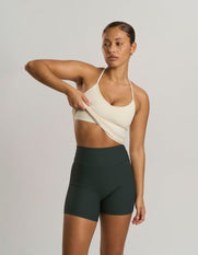 Active Rib Midi Bike Shorts - Alpine