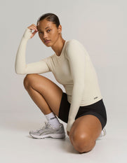 Active Rib Long Sleeve - Cloud