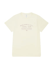 Wellness Oversized Tee - Cream