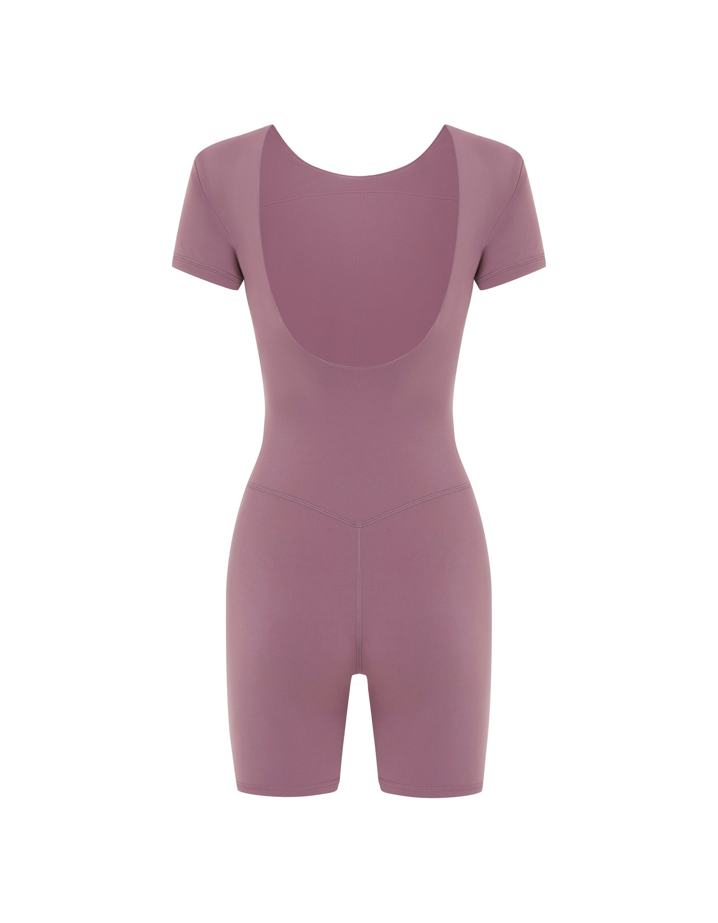 Short Sleeve Backless Bodysuit NANDEX™ - Mauve