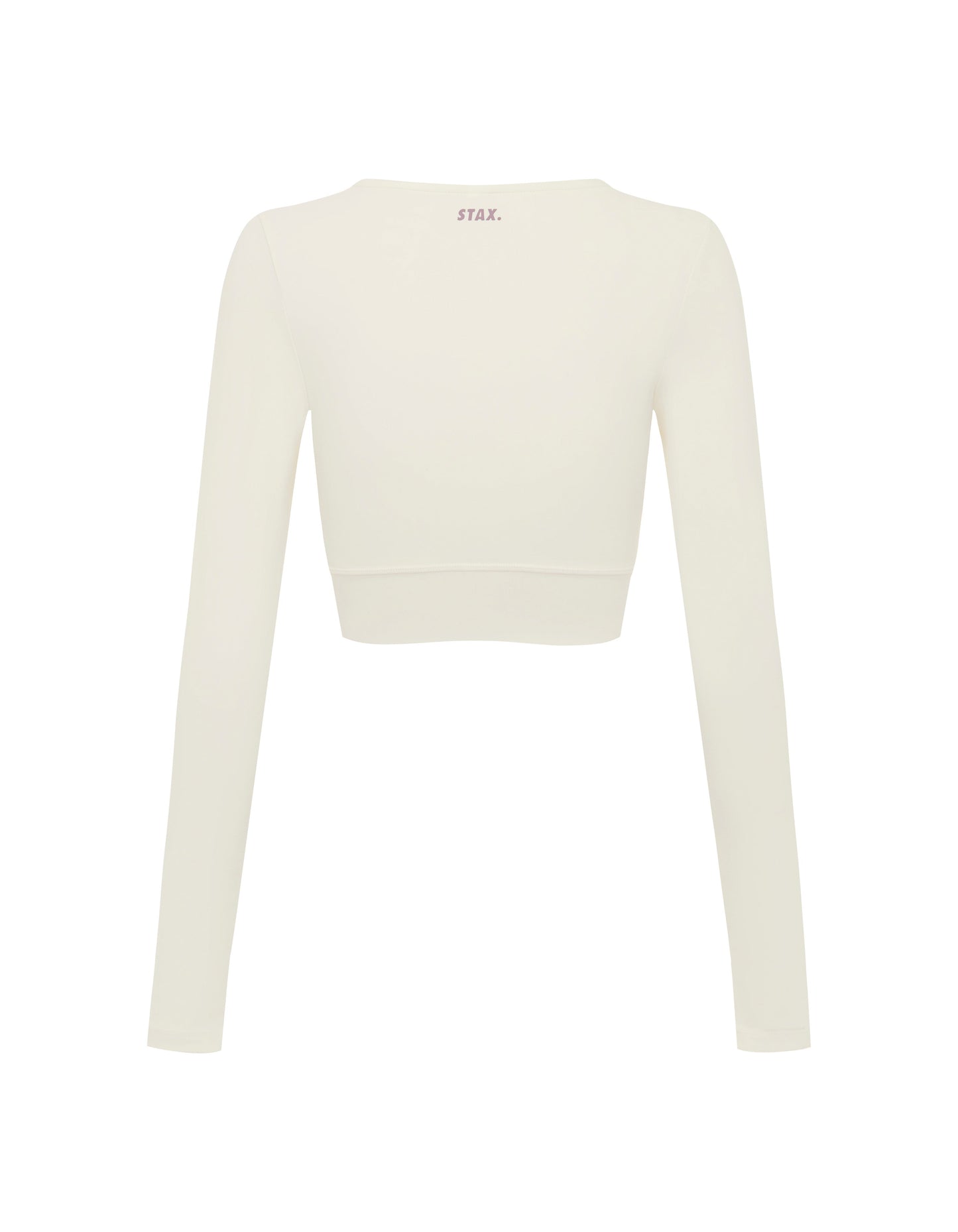V front Cropped Long Sleeve NANDEX™ - Cream