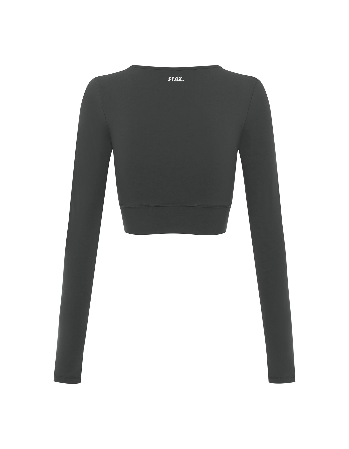 V front Cropped Long Sleeve NANDEX™ - Slate Grey