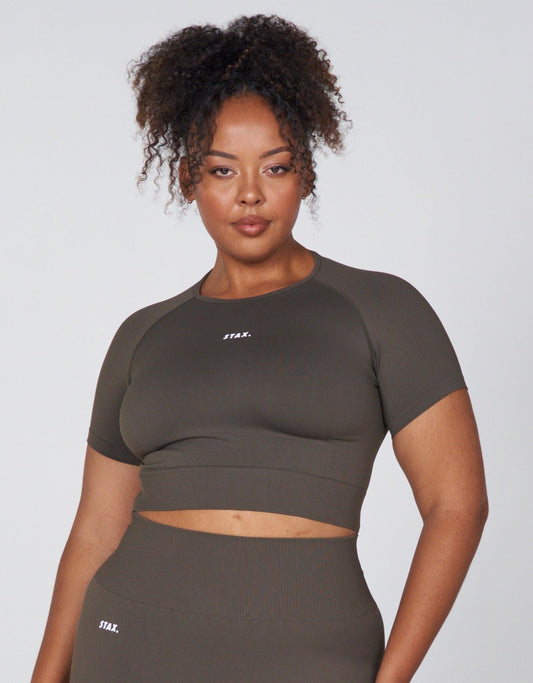 Co Activewear - Premium Seamless Favourites Cropped Tee featured image