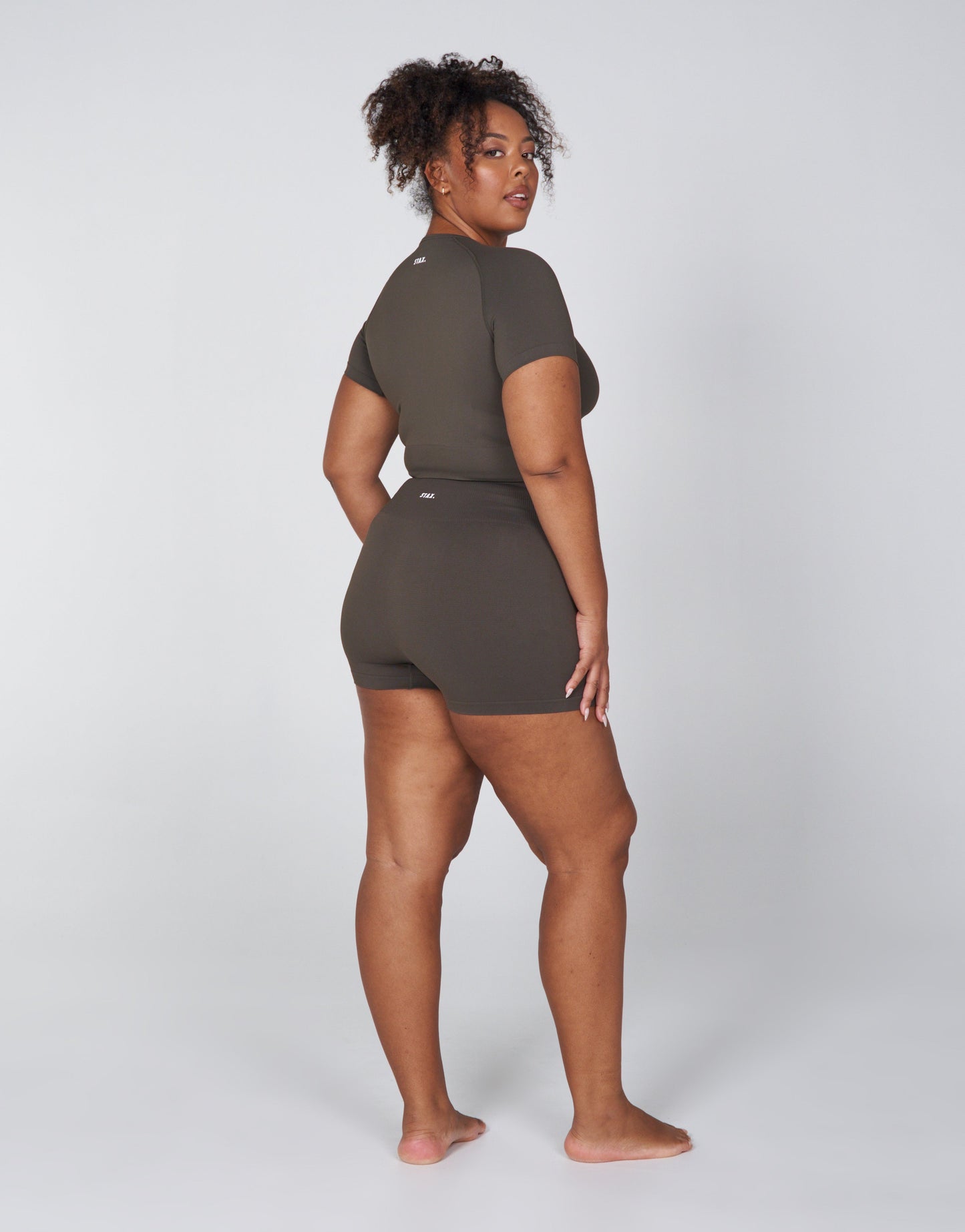 Co Activewear - Premium Seamless Favourites Cropped Tee fourth image