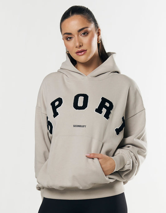 Sport Hoodie - Cream