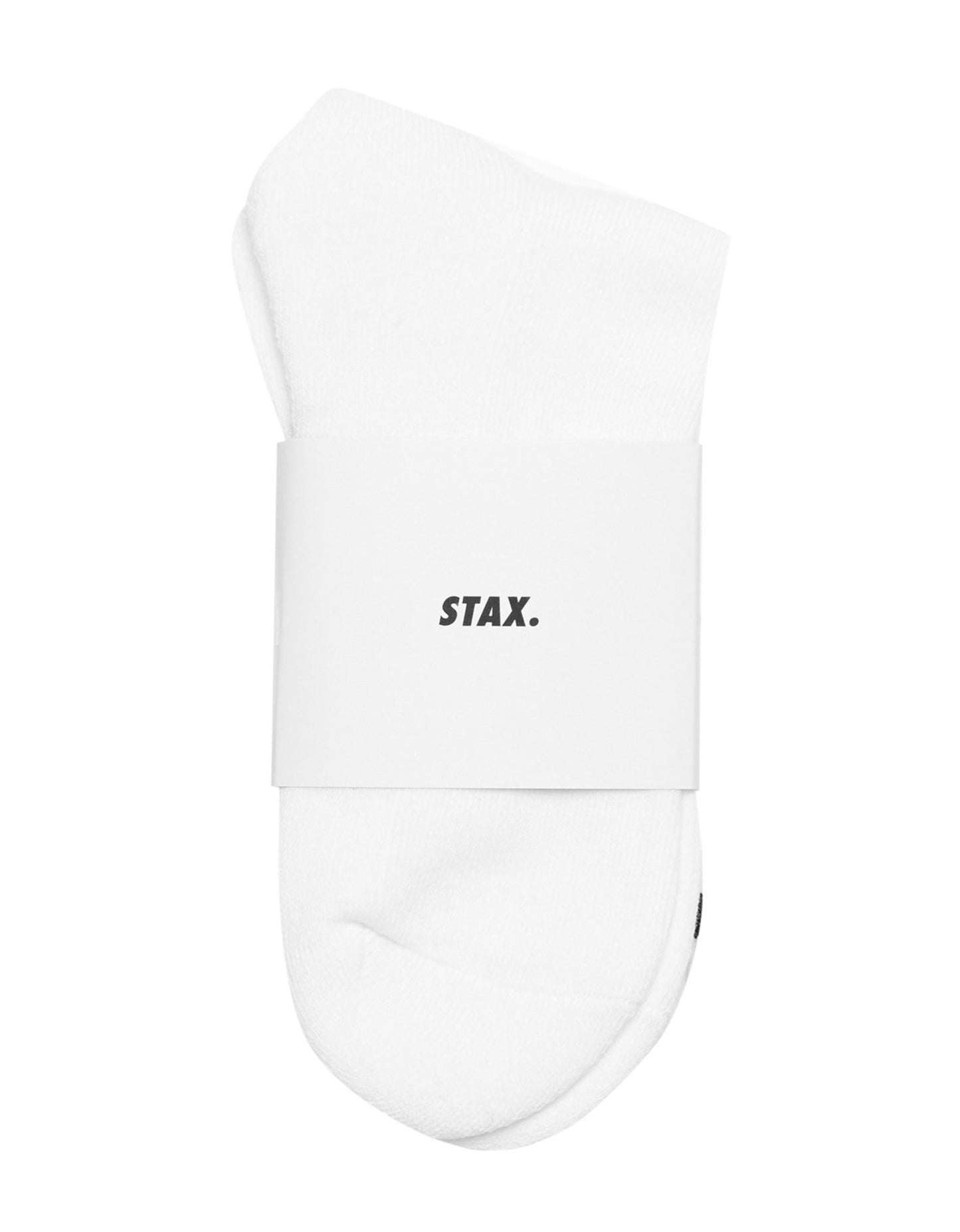 Unisex Crew Socks - White Striped