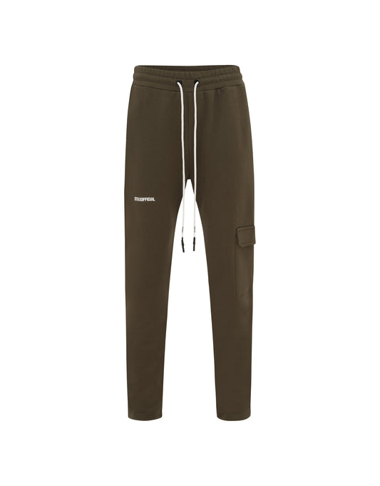 Mens Fitted Joggers - Khaki