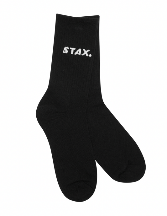 Unisex Crew Socks - Black