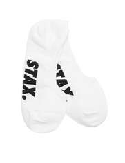 Unisex No Show Socks - White