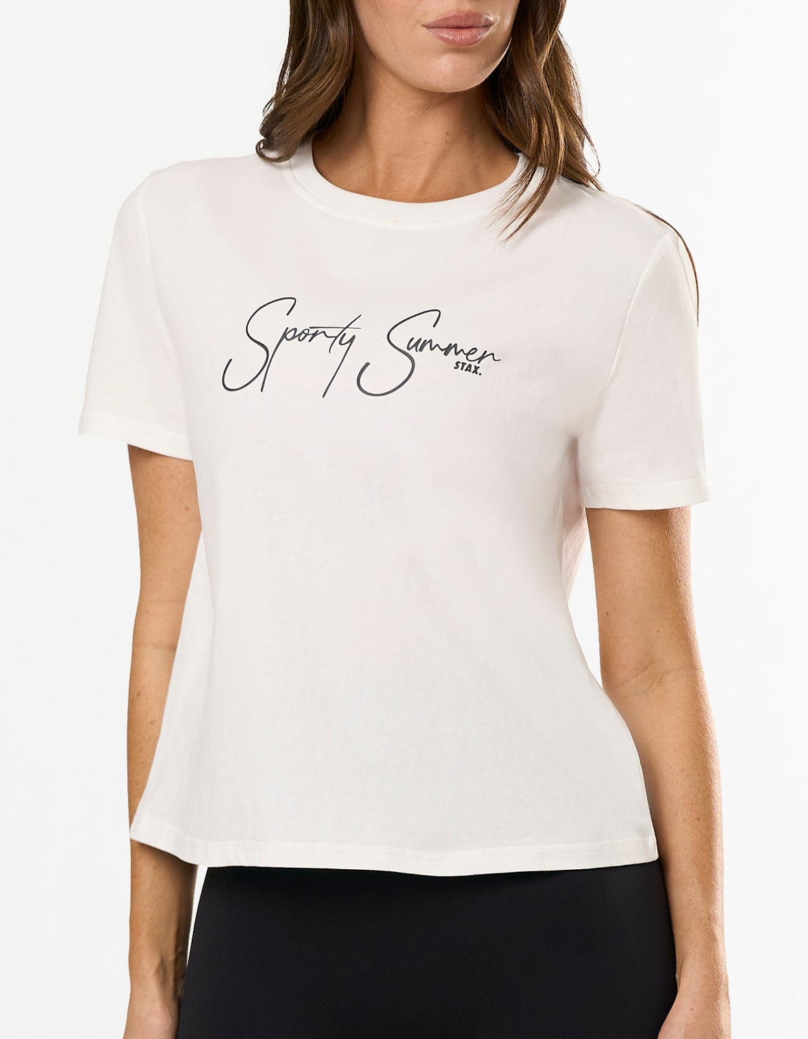 Sporty Summer Tee - White