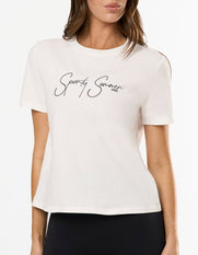Sporty Summer Tee - White