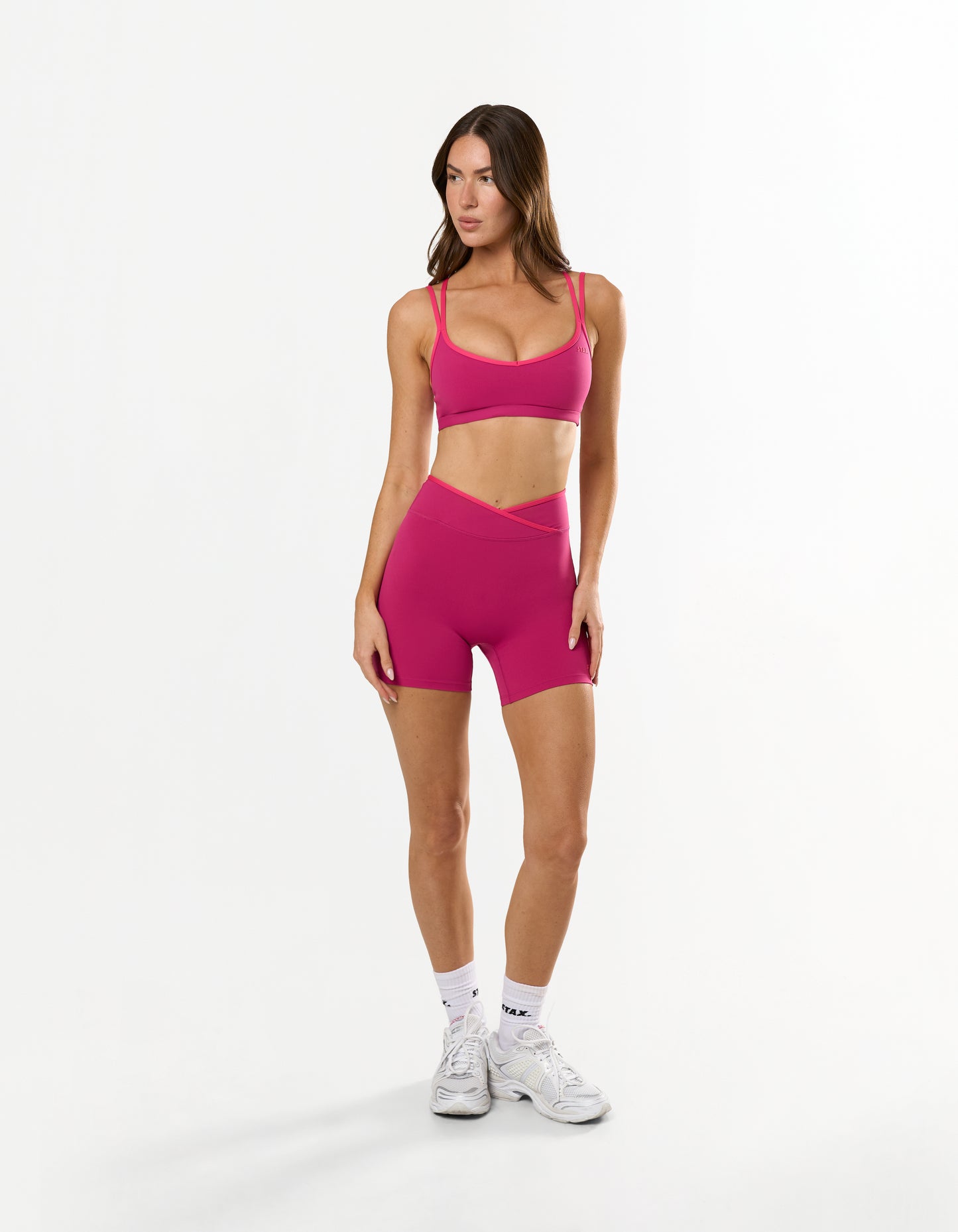 Double Strap Crop Airlyte - Orchid