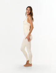 Premium Seamless Skulpt Tights - Cream