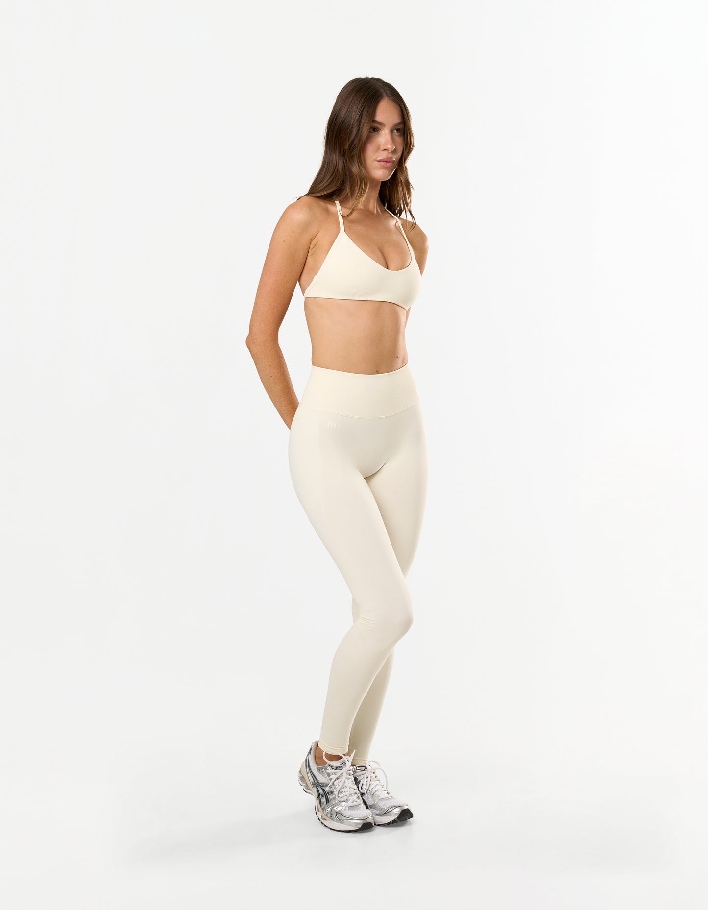Premium Seamless Skulpt Tights - Cream