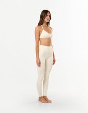 Premium Seamless Skulpt Tights - Cream
