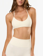 Premium Seamless Skulpt Bralette - Cream