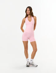 Premium Seamless Skulpt Halter Tank - Pink