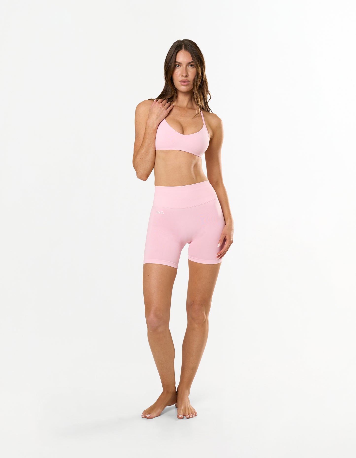 Premium Seamless Skulpt Bralette - Pink