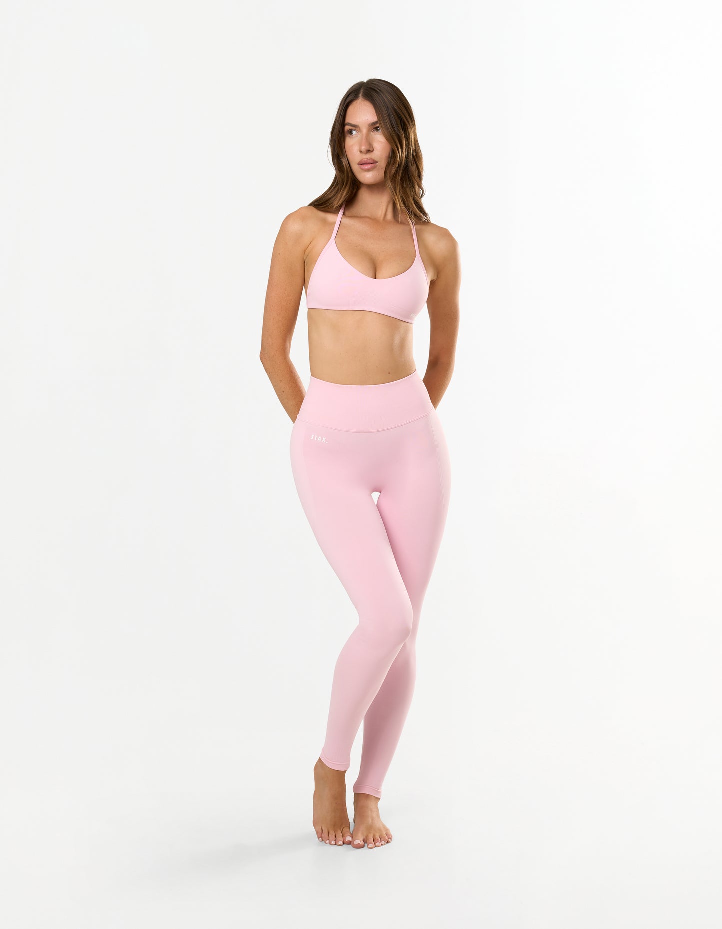 Premium Seamless Skulpt Tights - Pink