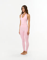 Premium Seamless Skulpt Halter Tank - Pink
