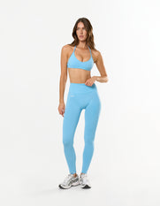 Premium Seamless Skulpt Tights - Blue