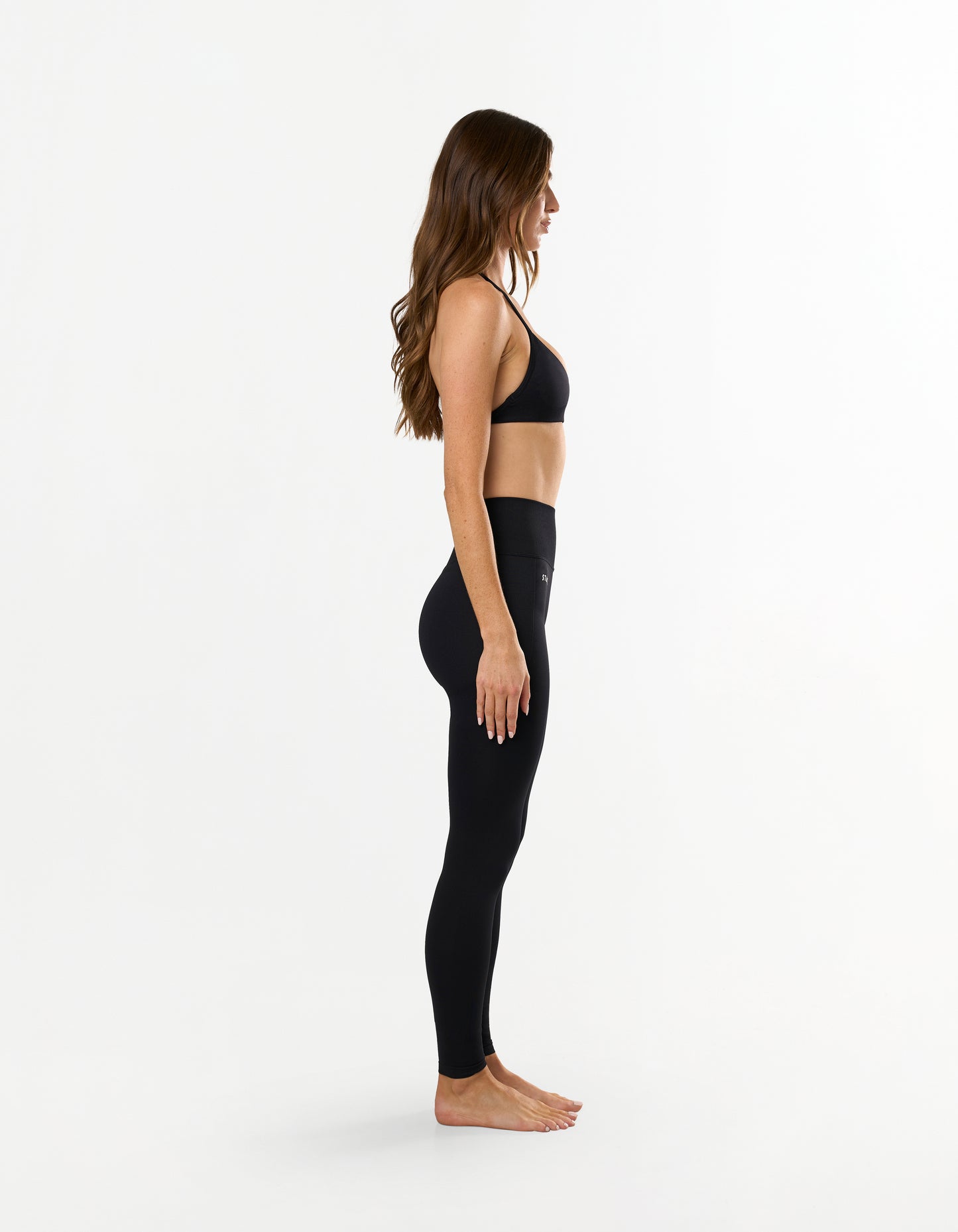 Premium Seamless Skulpt Bralette - Black