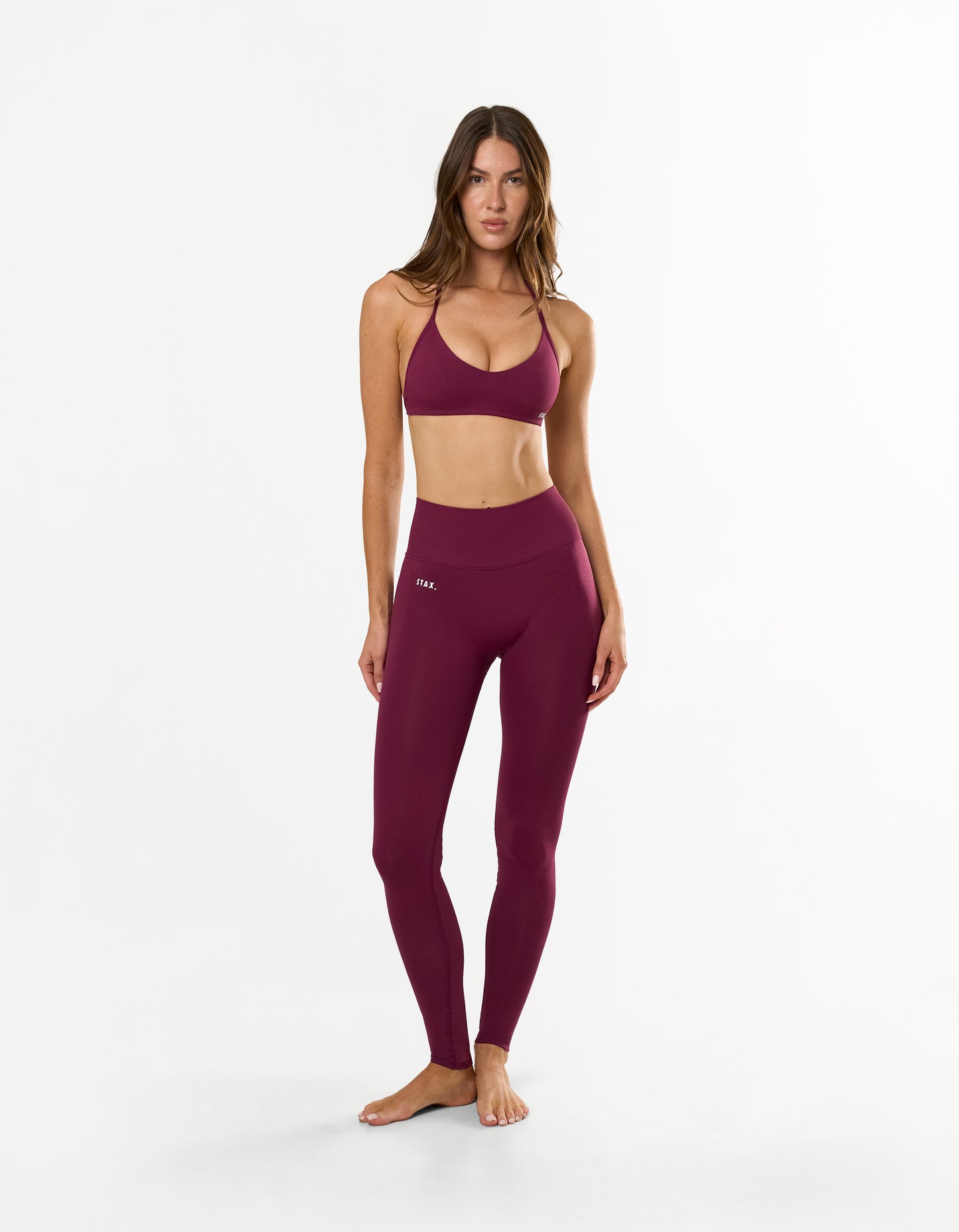 Premium Seamless Skulpt Bralette - Burgundy