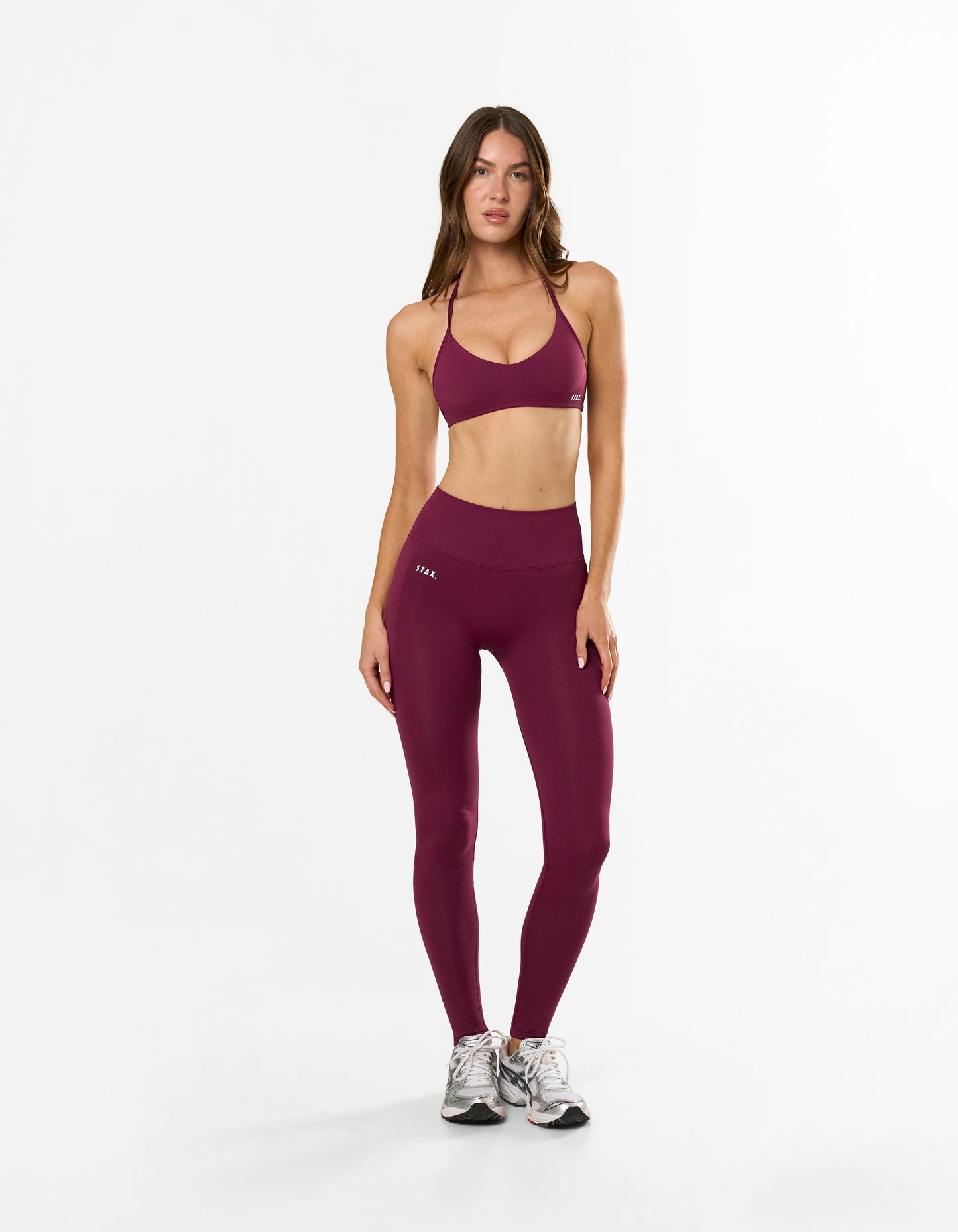 Premium Seamless Skulpt Bralette - Burgundy