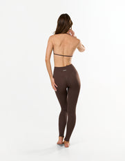 Premium Seamless Skulpt Tights - Brown